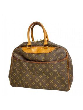 Louis Vuitton Handbag Monogram Deauville Brown